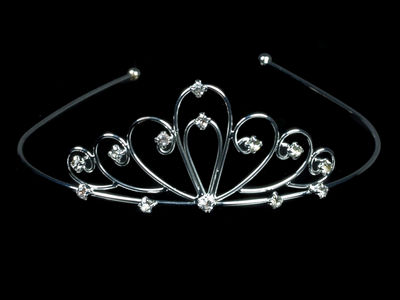 Crystal Looped Mini Tiara